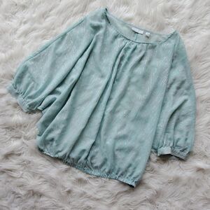 NY&C Sheer Shimmer Top 